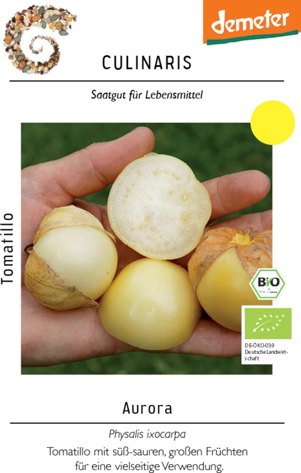Bio Tomatillo Aurora 1 Bio Tomatillo Aurora