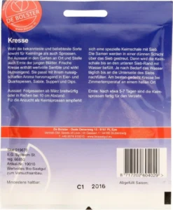 Keimsprossen "Kresse", 50 G -Gruenraumz Verkäufe de bolster keimsprossen kresse 50 g 1650470 de