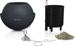 LECHUZA Blumenampel BOLA Color 23, Schiefergrau -Gruenraumz Verkäufe lechuza blumenampel bola color 23 skiffergraa 1677825 de