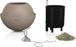 LECHUZA Blumenampel BOLA Color 32, Sandbraun -Gruenraumz Verkäufe lechuza blumenampel bola color 32 sandbrun 1677838 de