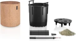 LECHUZA Pflanzgefäß TRENDCOVER "Kork" 23, Light Natural -Gruenraumz Verkäufe lechuza pflanzgefaess trendcover kork 23 1677549 de