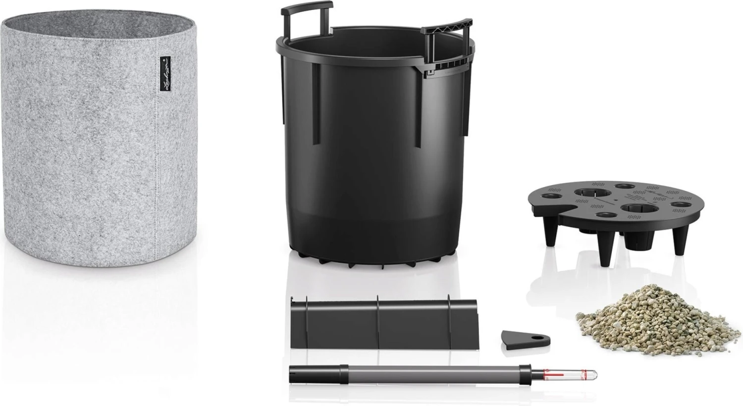 LECHUZA Pflanzgefäß TRENDCOVER "Kork" 32, Dark Natural 4 LECHUZA Pflanzgefäß TRENDCOVER "Kork" 32, Dark Natural – Bild 4