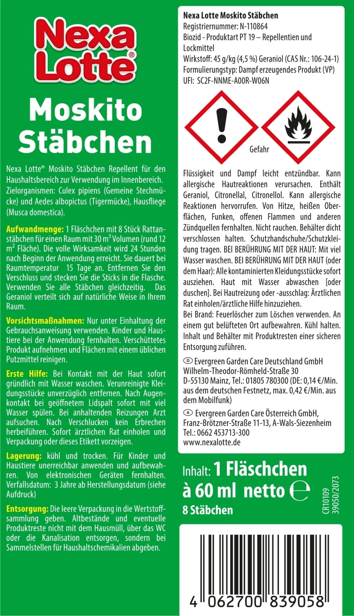 Moskito Stäbchen 1 Moskito Stäbchen