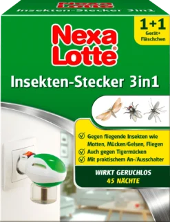 Insektenschutz 3 In 1, 1 Stecker + 35 Ml
