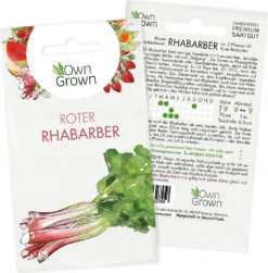 Saatgut "Rhabarber" -Gruenraumz Verkäufe own grown saatgut rhabarber 1525845 de