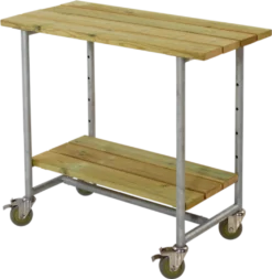 Plus Urban Picnic Pflanz-/Grilltisch Mit 1 Regal, Kiefer