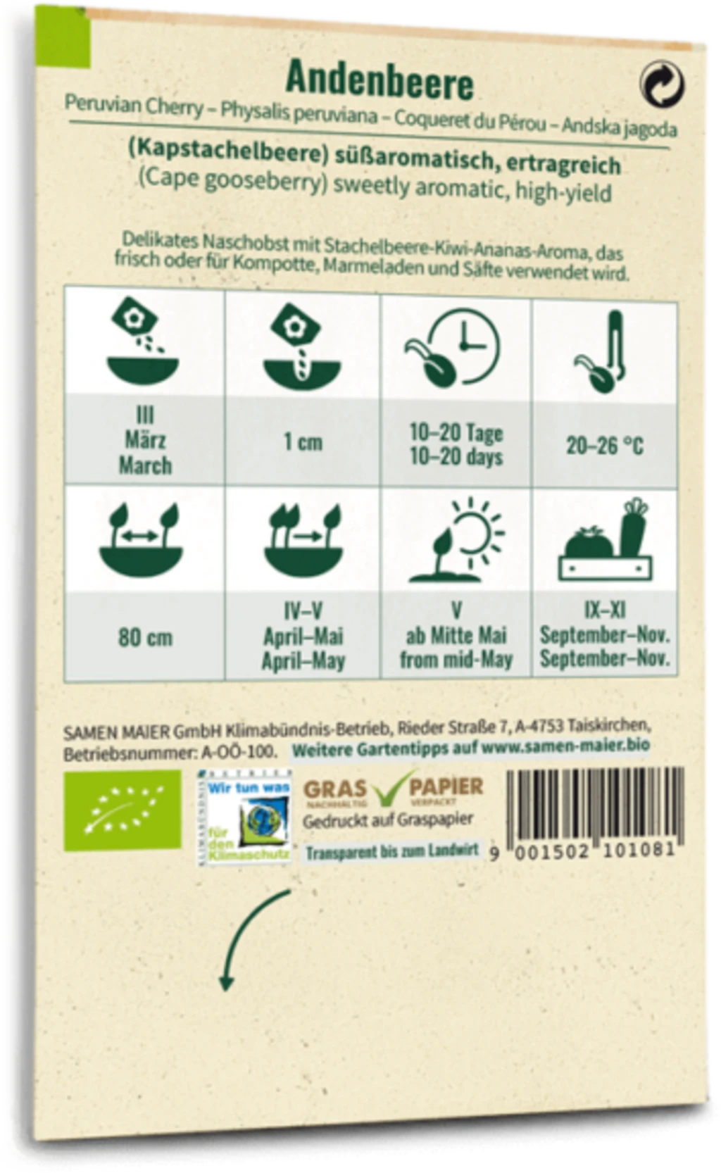 Bio Andenbeere 1 Bio Andenbeere