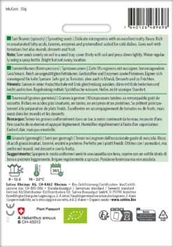 Bio Keimsprossen "Sonnenblumen"