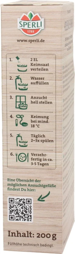 Bio Keimsprossen-Saat Adzukibohne