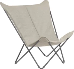 Lafuma SPHINX Lounge Chair, Titane, Latte -Gruenraumz Verkäufe sphinx lounge chair titane latte 773348 de