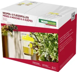 Windhager Wespen- & Fliegenfalle - 2 Stück, 2 Stück -Gruenraumz Verkäufe windhager wespen fliegenfalle 2 stueck 651201 de